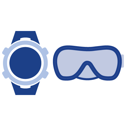 All dive participants must have a mask and computer. - You will also need to bring swimsuit, bathrobe, pool slippers and a lock.